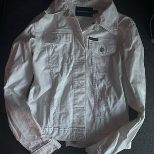Calvin Klein Jeans Women's Cream Denim Jacket